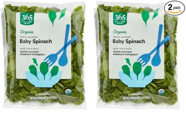 365 by Whole Foods Market. Organic Baby Spinach. 5 oz