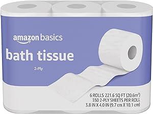 Amazon Basics Bath Tissue Rolls