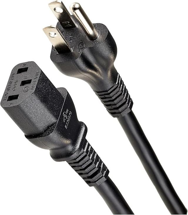 Amazon Basics Computer Monitor TV Replacement Power Cord