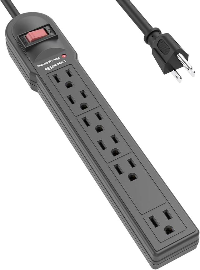 Amazon Basics Led Indicator 6 Power Strip