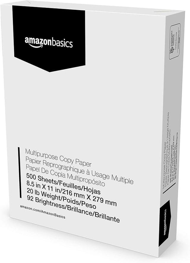 Amazon Basics Multipurpose Copy Printer Paper