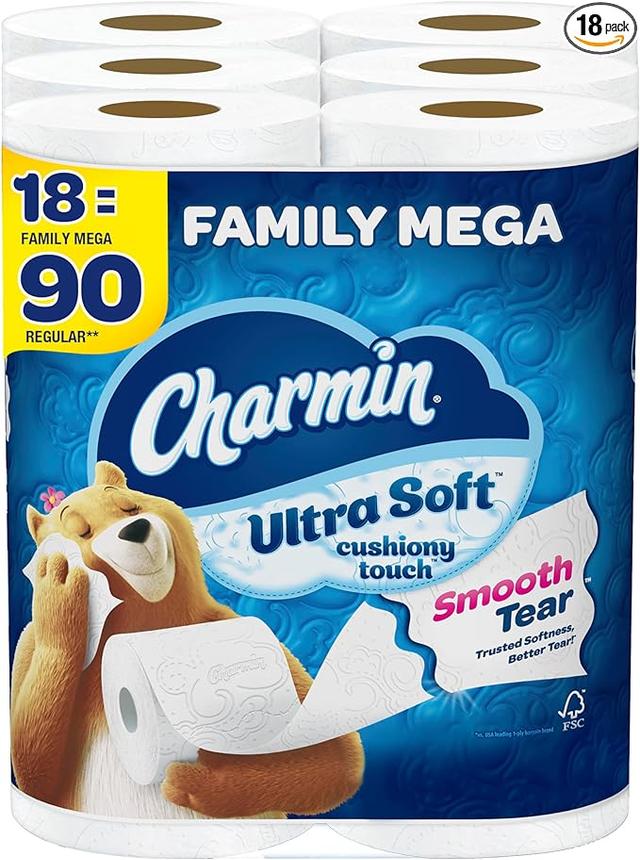 Charmin Ultra Soft Cushiony Touch Toilet Paper