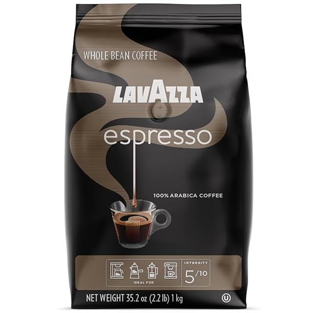 Lavazza Espresso Whole Bean Coffee Blend. Medium Roast. 2.2 Pound Bag