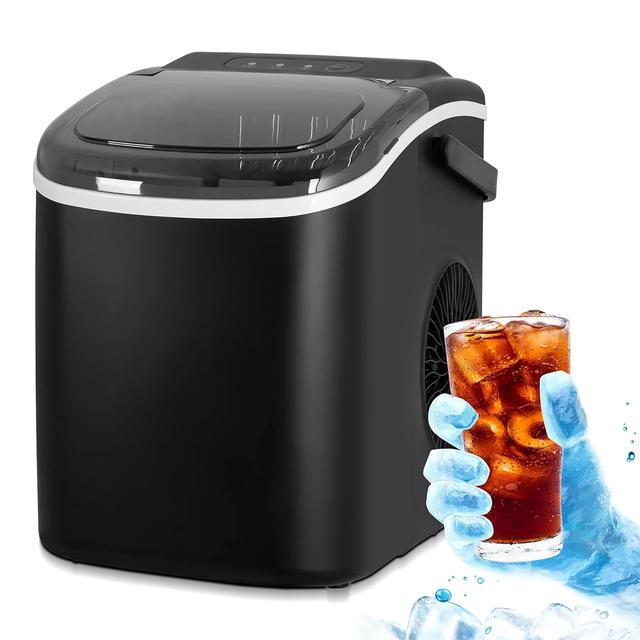 Ice Maker Countertop, Efficient Easy Carry Ice Machine, Self-Cleaning Ice Maker